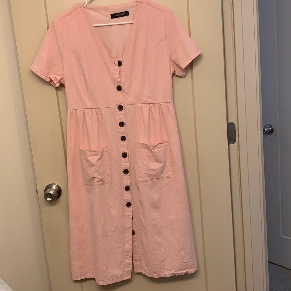 Button front dress
